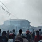 Pasar Rawajaya di Tobelo Terbakar