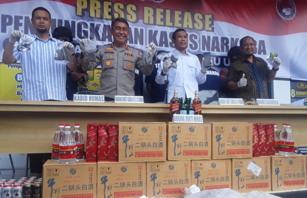 Ditresnarkoba Polda Malut Tangkap Tiga Pengedar Narkoba