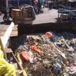 Bekas Longsor di Pasar Barito Ternate Dijadikan Tempat Pembuangan Sampah