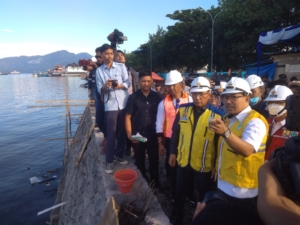 Wali Kota Ternate Lakukan Peletakan Batu Pertama Penataan Pemukiman Kumuh