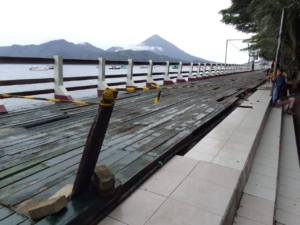 Pengunjung Keluhkan Kerusakan Fasilitas di Taman Nukila Ternate