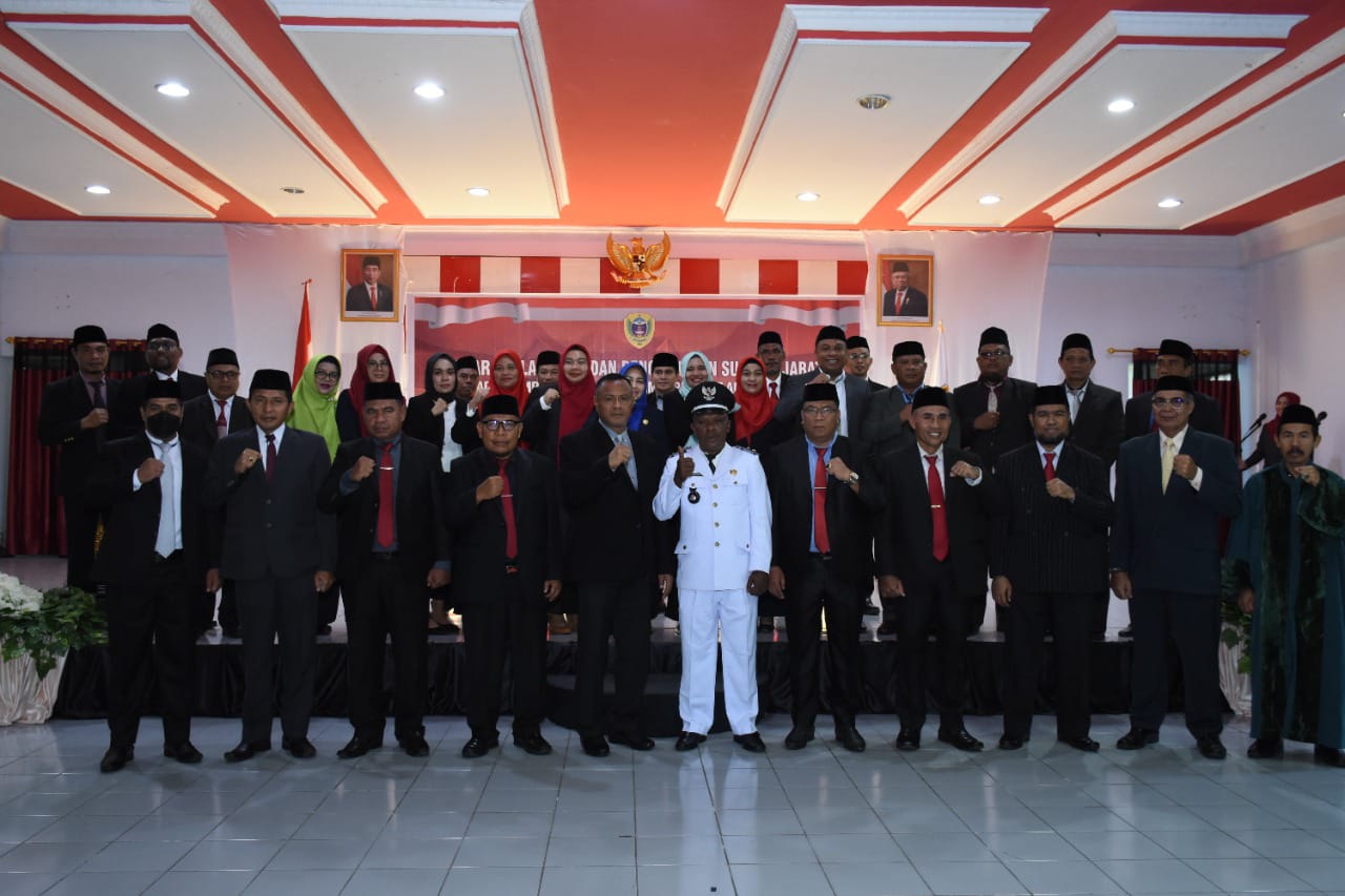 24 Pejabat Eselon II, III dan IV di Lingkungan Pemda Tidore Resmi Dilantik