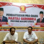 Partai Gerindra Malut Masih Kekurangan Kuota Caleg Perempuan Pada Pemilu 2024