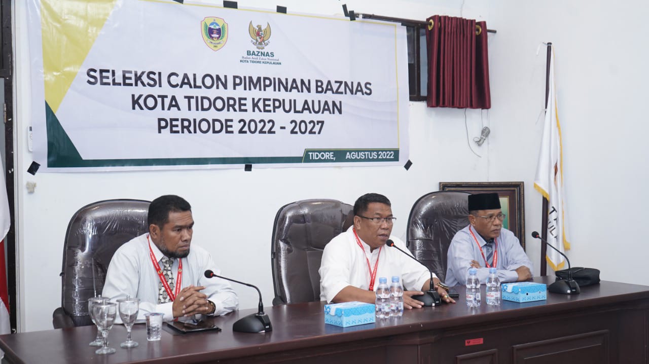 Calon Pimpinan BAZNAS Tidore Kepulauan Ikut Tes Wawancara