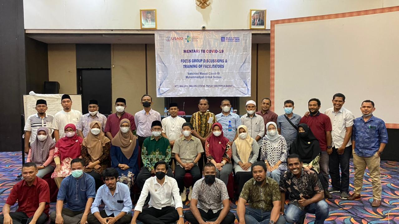 Pemuda Muhammadiyah Malut Bersama MPKU dan USAID Terus Genjot Vaksinasi