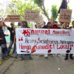 Samurai Malut Kembali Datangi DPRD Ternate Terkait Kenaikan Harga BBM