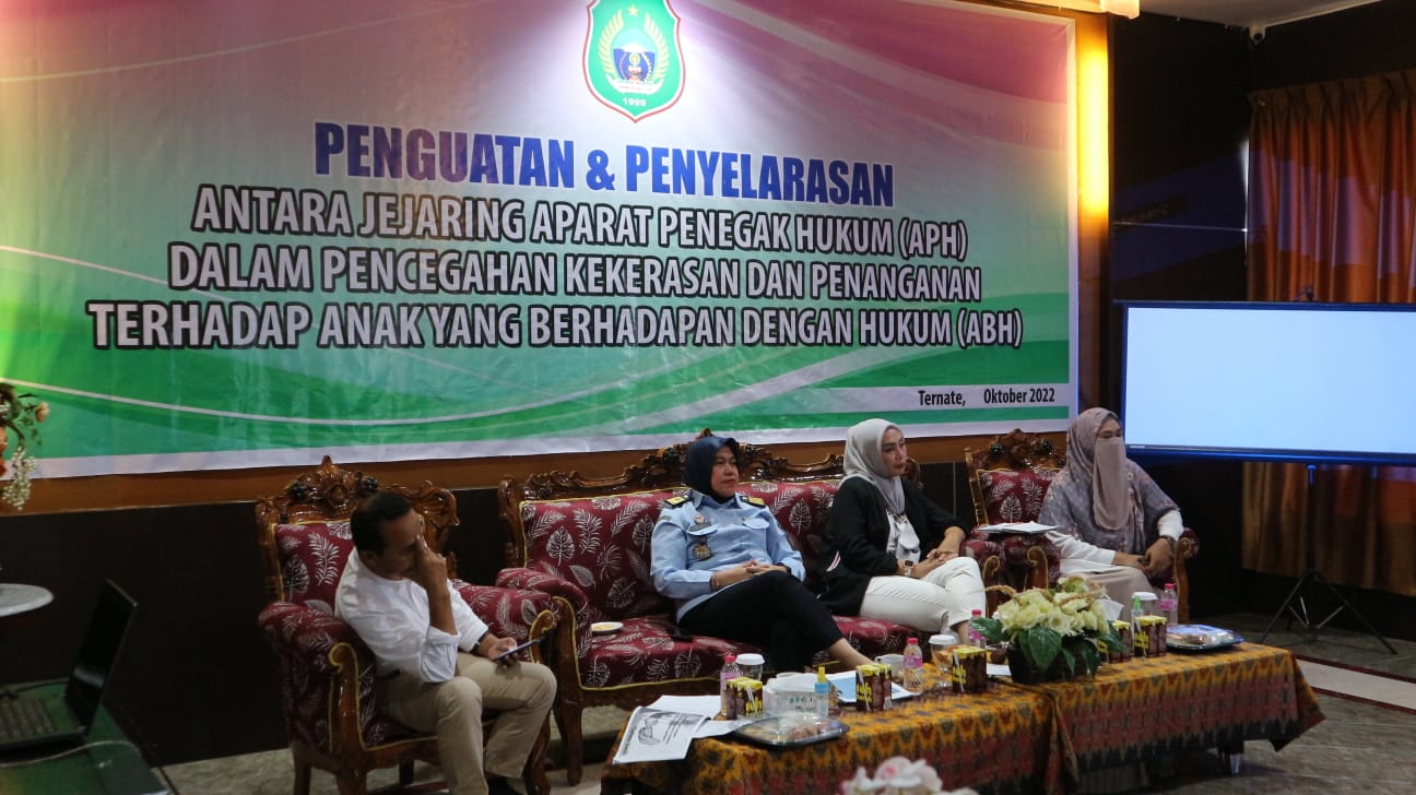 DP3A Malut Perkuat Jejaring Penegakan Terhadap Anak Yang Terlibat Hukum