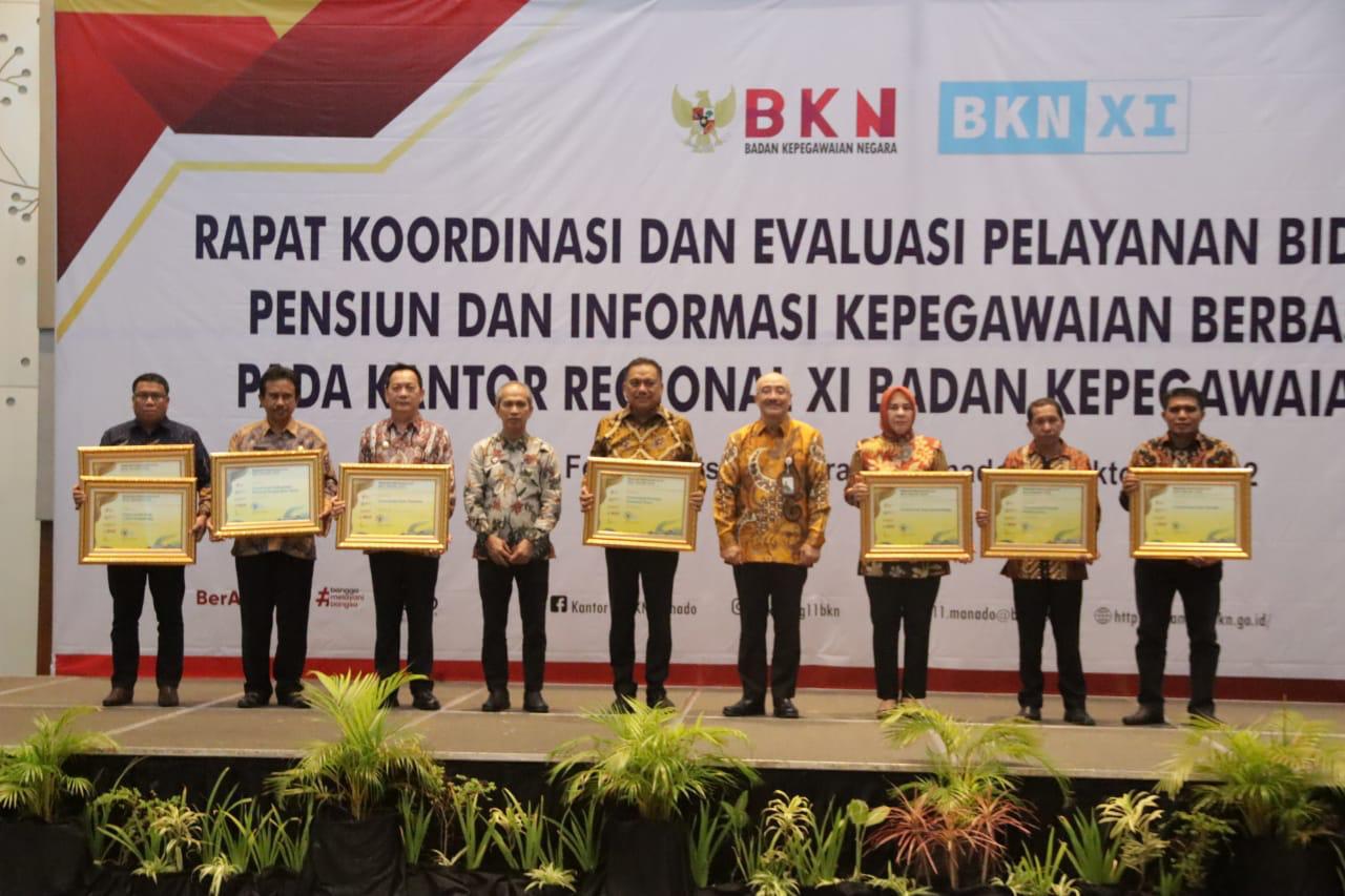 BKN XI Award 2022, Pemda Tidore Peroleh Dua Penghargaan