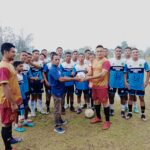 Polsek Wasile Gelar Turnamen Sepak Bola Usia 30
