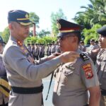 AKBP Setyo Pimpin Upacara Kenaikan Pangkat Sekaligus Pemberian Reward Kepada Personil Berprestasi
