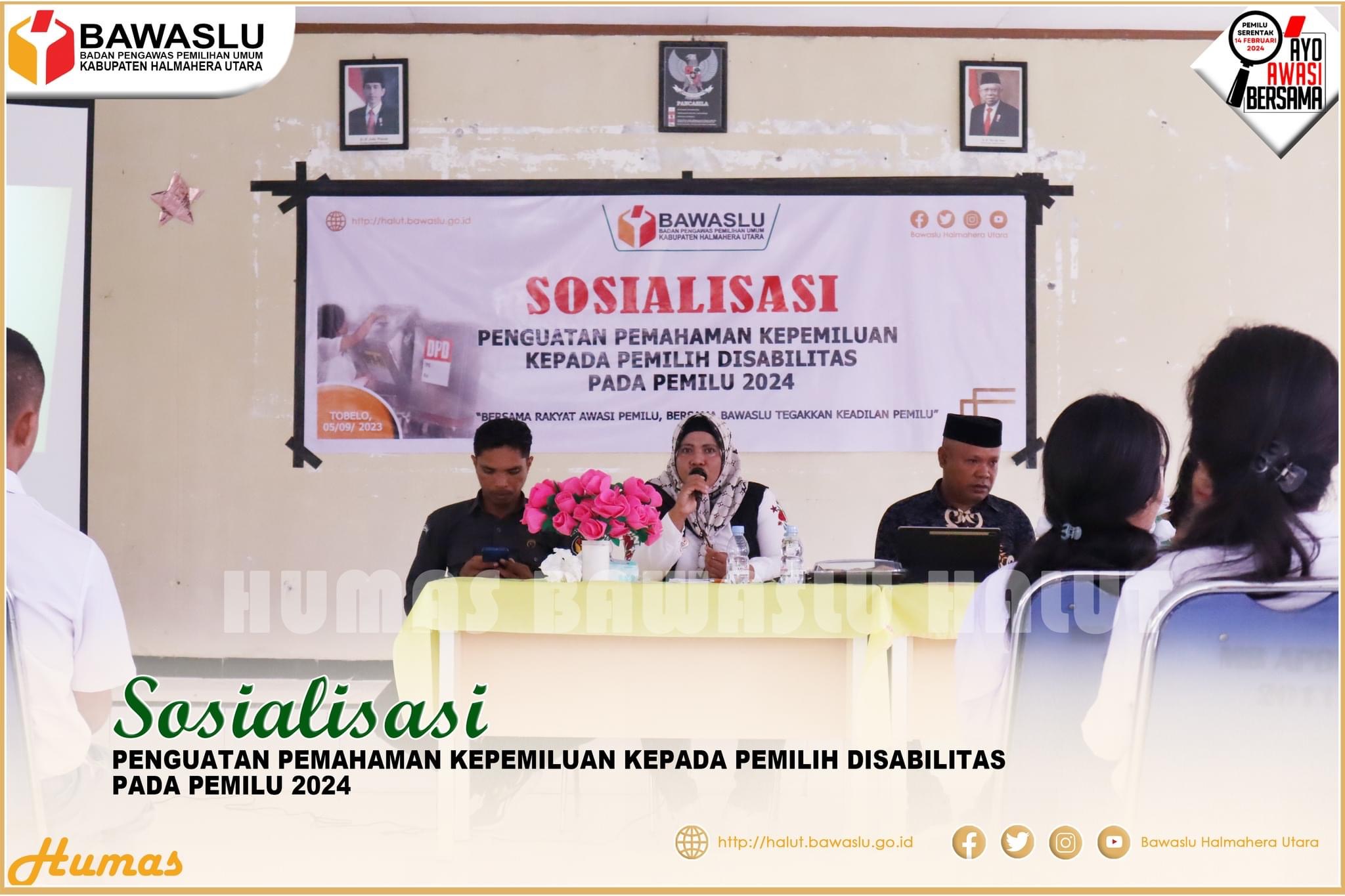 Bawaslu Beri Pemahaman Pemilu ke Pemilih Disabilitas