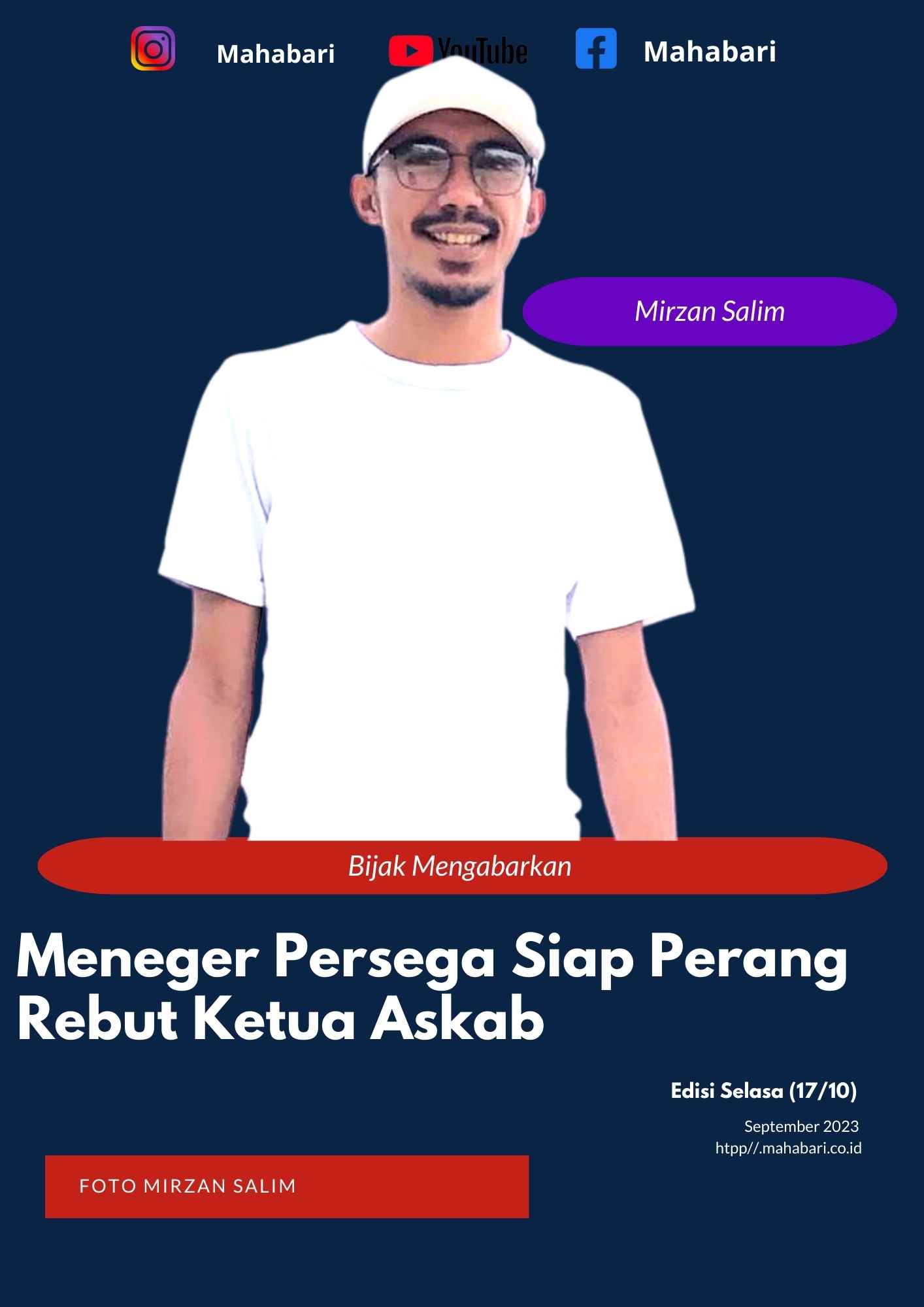 Meneger Persega Siap Perang Rebut Ketua Askab Halut