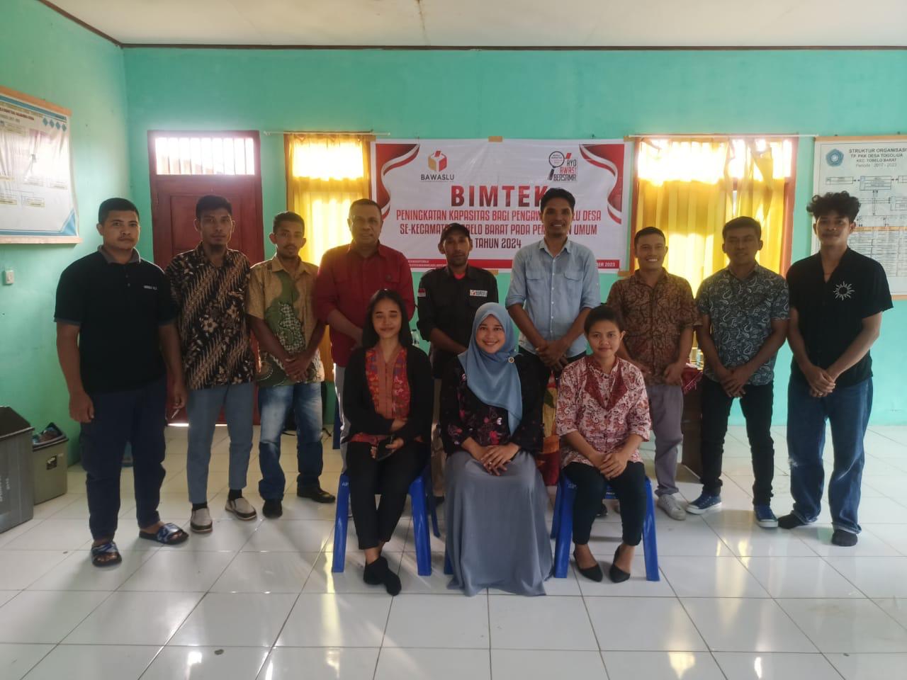 Panwascam Tobelo Barat Gelar Bimtek Libatkan Enam Desa