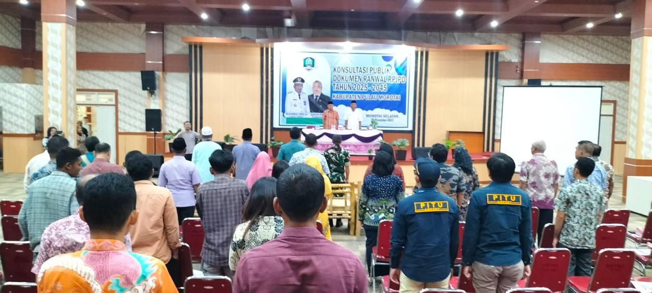 Sebagai Acuan Dasar, Bappeda-Litbang Morotai Gelar Konsultasi Publik.