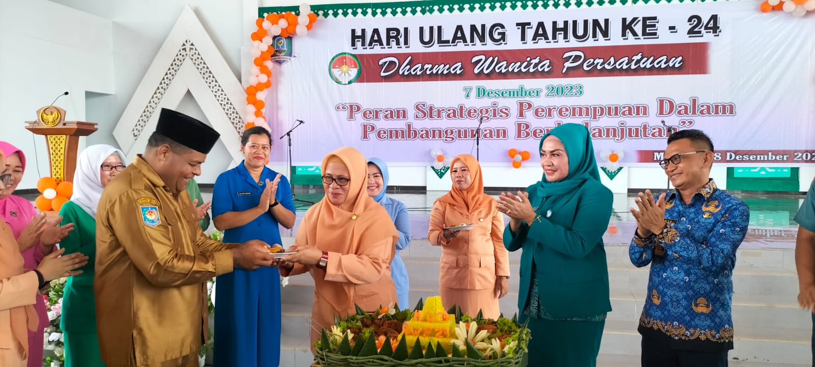 Ketua DWP Morotai Minta HUT DWP Ke-24 Dijadikan Bahan Evaluasi Dan Intropeksi