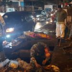 Babinsa Kodim 1501 Ternate Bertindak Cepat Bersihkan Sampah di Drainese