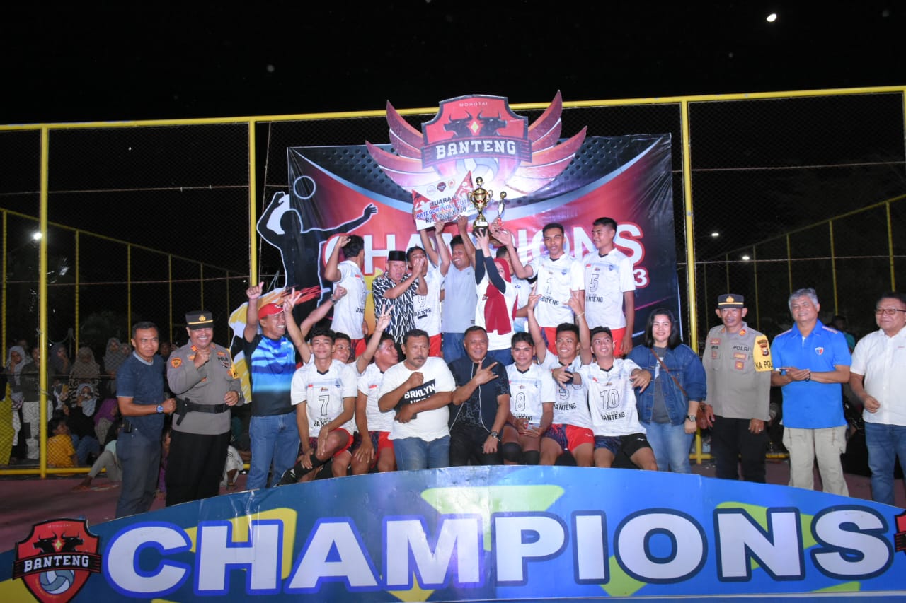 Tutup Tournamen Banteng Cup I, Ketua PBVSI Malut Optimis Kembangkan Cabor Volly Di Malut