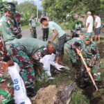 Lagi-Lagi, Saluran Air Menjadi Target Buruan Tim Slaber Koramil 1508-01 Tobelo