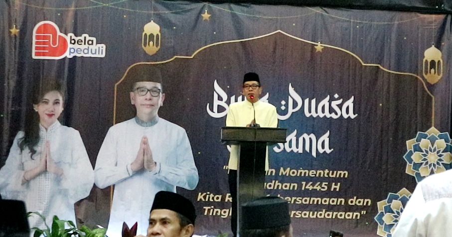 Bela Peduli, Bukber 1445 H, Dihadiri 1600 Kaum Duafa Dan Anak Yatim