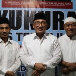 Bersama Ketua DPD Gerindra Sahril Taher (kiri), Walikota Ternate M. Tauhid Soleman (tengah), DPRD Provinsi Terpilih Periode 2024-2029 Machmud Esa (kanan), Juga Sebagai Calon Walikota Ternate Dari Partai Gerindra