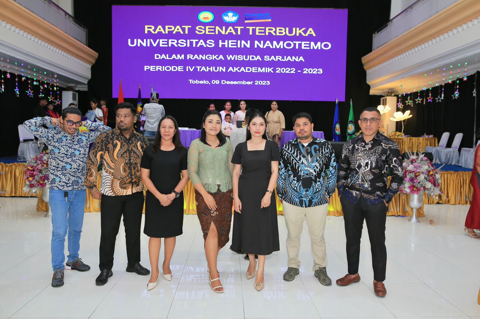 Foto Usai Rapat Senat Universitas Hei Namotemo Halmahera Utara