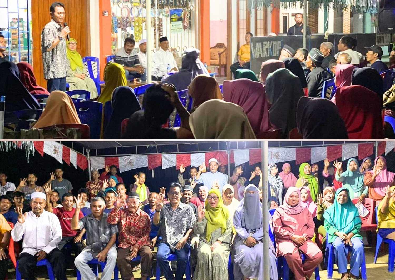 Pecah, Tiga Desa Komitmen Menangkan Bassam-Helmi dan MK-BISA