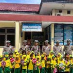 Terima Kunjungan TK Aisyiyah, Sat Lantas Polres Gelar Polisi Sahabat Anak