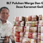 Uang BLT Pulahan Warga dan Gaji Staf Desa Karamat Goib