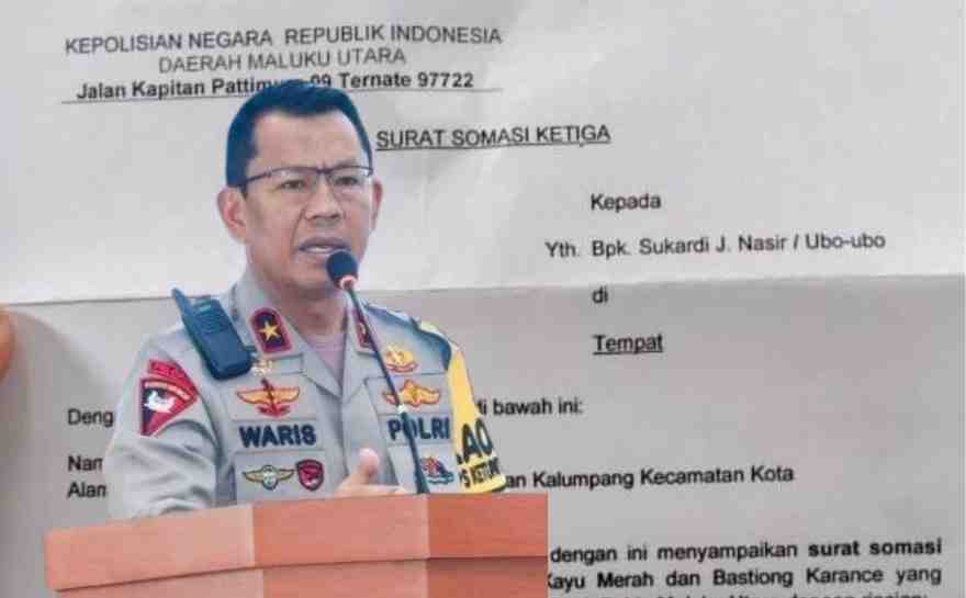 LBH Ansor Ternate Kecam Kapolda Malut Beri Somasi Warga Tiga Kelurahan