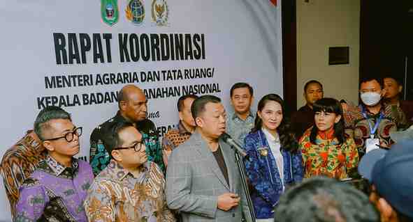 Menteri ATR/BPN Tekankan Pentingnya Dukungan Pemda dalam Pembuatan Sertipikat Tanah