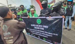 Aksi Ojol di DPRD Ternate: Begini Tanggapan Wakil Ketua I