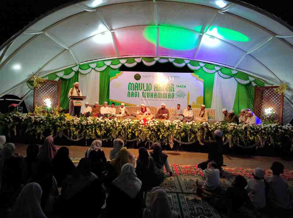Maulid Akbar Nabi Muhammad SAW di Benteng Oranje, Ratusan Jamaah Hadiri Meski Diguyur Hujan