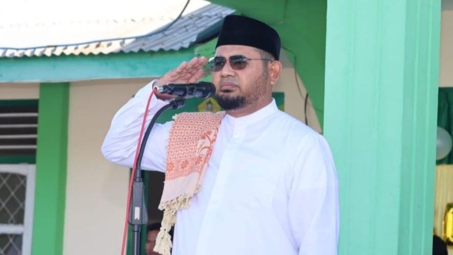 Jadi Irup di Peringatan HSN, Bupati Halsel Bacakan Amanat Menag RI