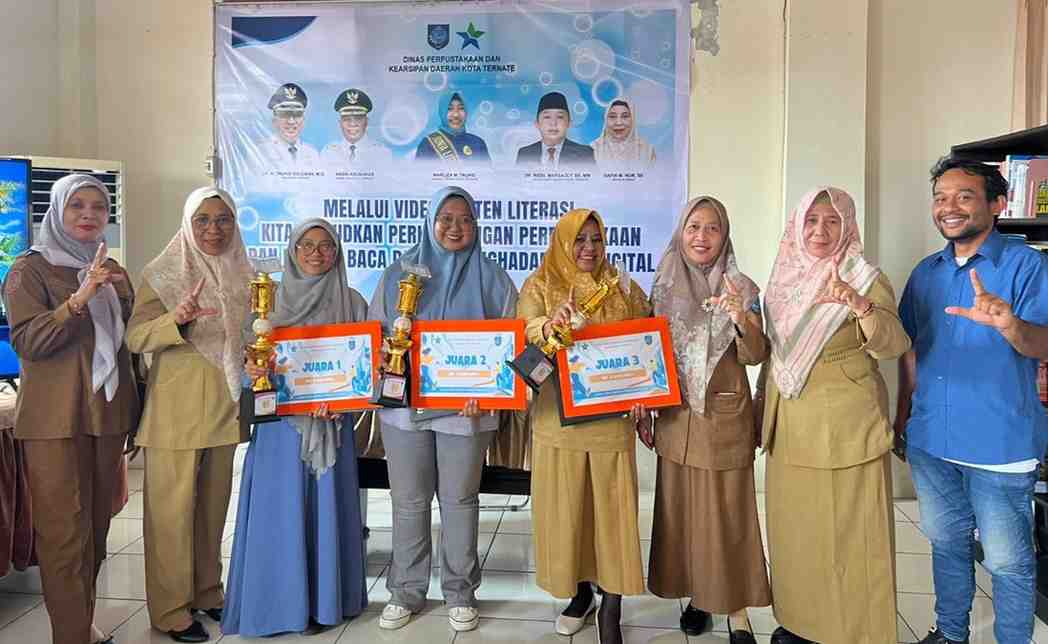 Dispersip Ternate Gelar Lomba Video Literasi, Hidupkan Semangat Membaca di Era Digital