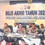 248 Kasus Kejahatan Ditangani Polres Halsel Sepanjang 2025