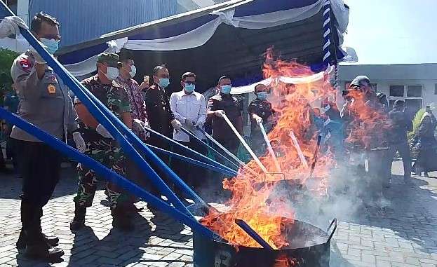 BNNP Maluku Utara Musnahkan 8,5 Kilogram Narkotika, Ungkap 10 Kasus Sepanjang 2025