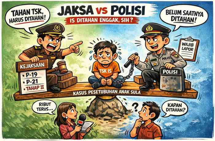 Pelaku Persetubuhan Anak, Jaksa Vs Polisi Beda Pendapat Soal Penahan