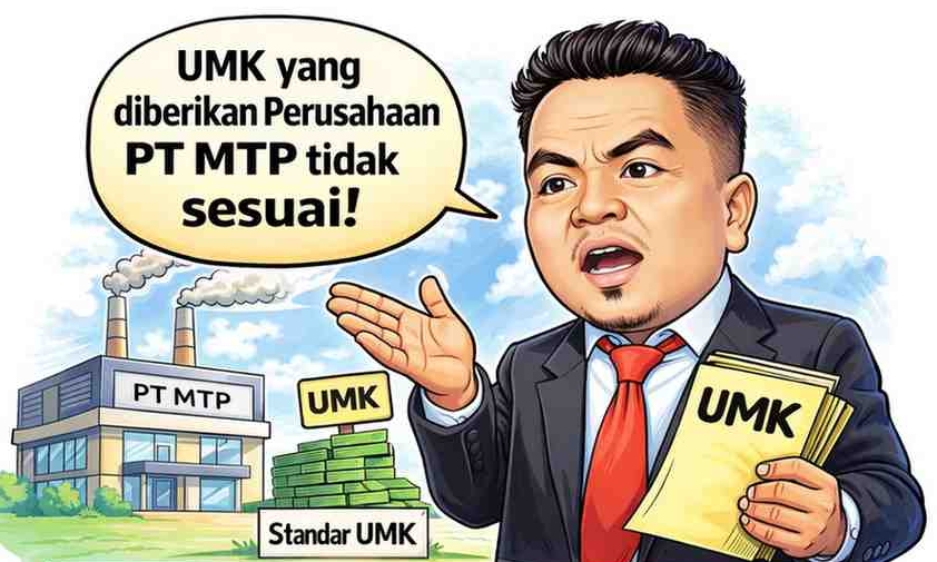 Upah Buruh Segini, Disnaker Diminta Periksa Perusahaan PT. MTP