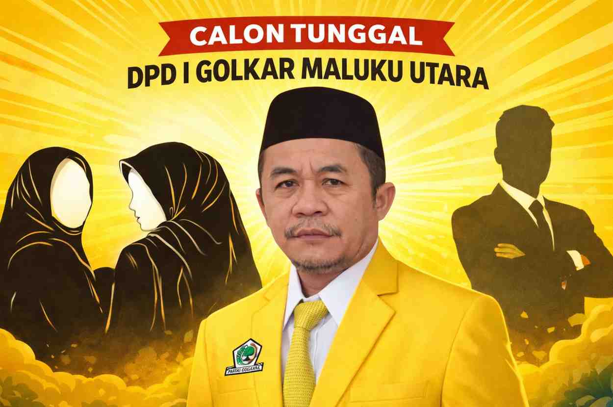 Musda Golkar Maluku Utara Terus Ditunda, Isu Calon Tunggal Menguat
