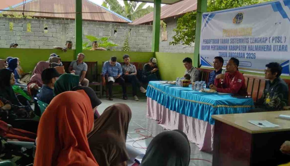 BPN Halut Sosialisasi Program PTSL 2026 di Desa Igobula, Target 684 Sertifikat
