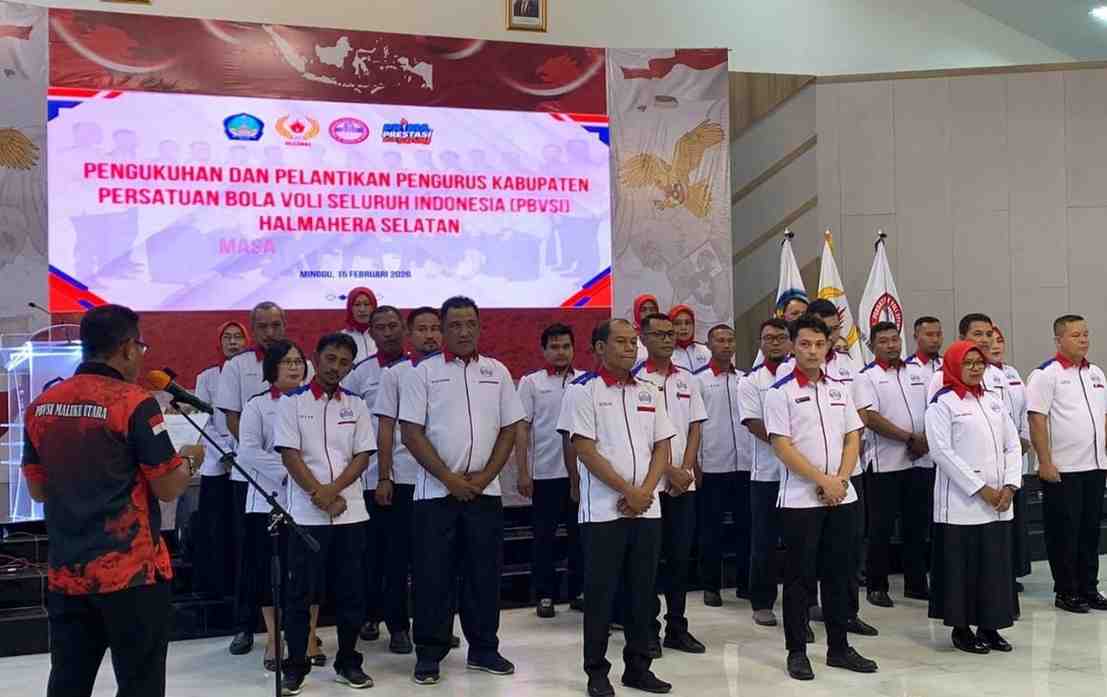 PBVSI Halsel Usai Dilantik, Bidik Emas di Porprov dan Popda 2026