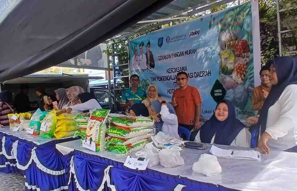 Ketpang Ternate Buka Gerakan Pangan Murah Jelang Idul Fitri