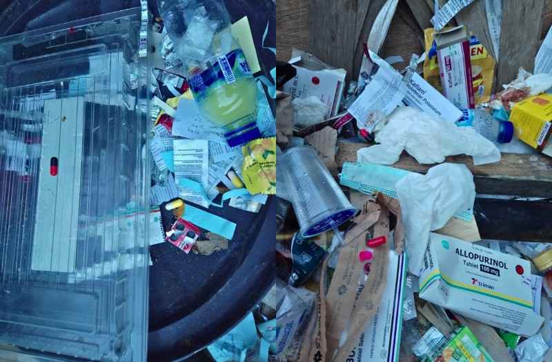 Diduga Limbah Medis Milik RSI Ternate Buang Sembarangan