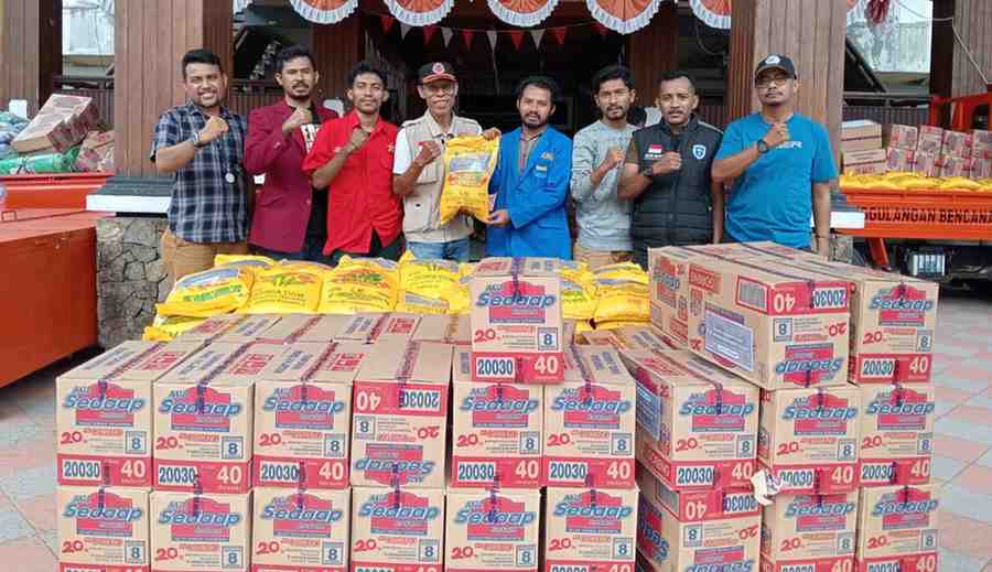 Cipayung Plus Malut Salurkan Bantuan Korban Gempa Pulau Batang Dua