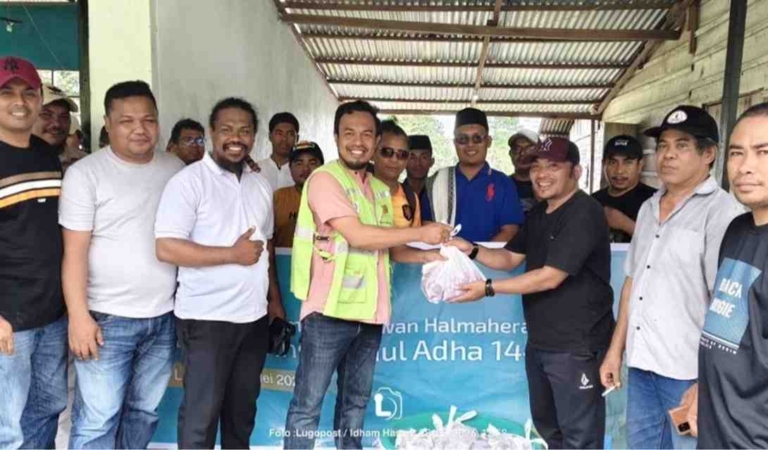Harita Nickel Berbagi Hewan Kurban di Momen Iduladha 1447 H