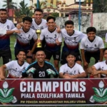 UT Ternate Tak Terbendung, Sabet Juara Piala Dzulfikar Tawal