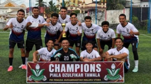 UT Ternate Tak Terbendung, Sabet Juara Piala Dzulfikar Tawal