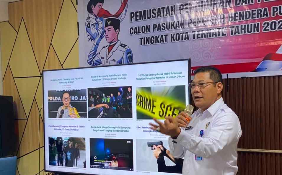 Waspadai Narkoba Jenis Baru, Kepala BNNP Malut Bekali Capaska Ternate