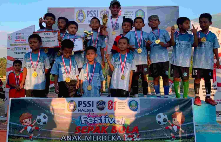 SSB Tomara Am Juara Festival Sepak Bola Anak Merdeka U-10