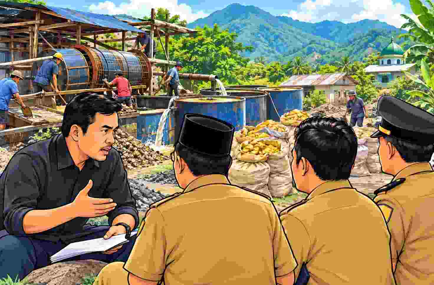 Dana Tambang Emas Puluhan Miliar Goib, APH Diminta Usut